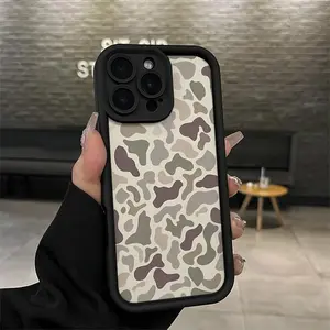 Phone cases:Camo Pattern iPhone case fashion protective cover for iPhone 17 16 15 pro max 14 13 12 11 XR XS Plus stylish non-slip creative silicone design mobile phone protective case, mobile phone.
