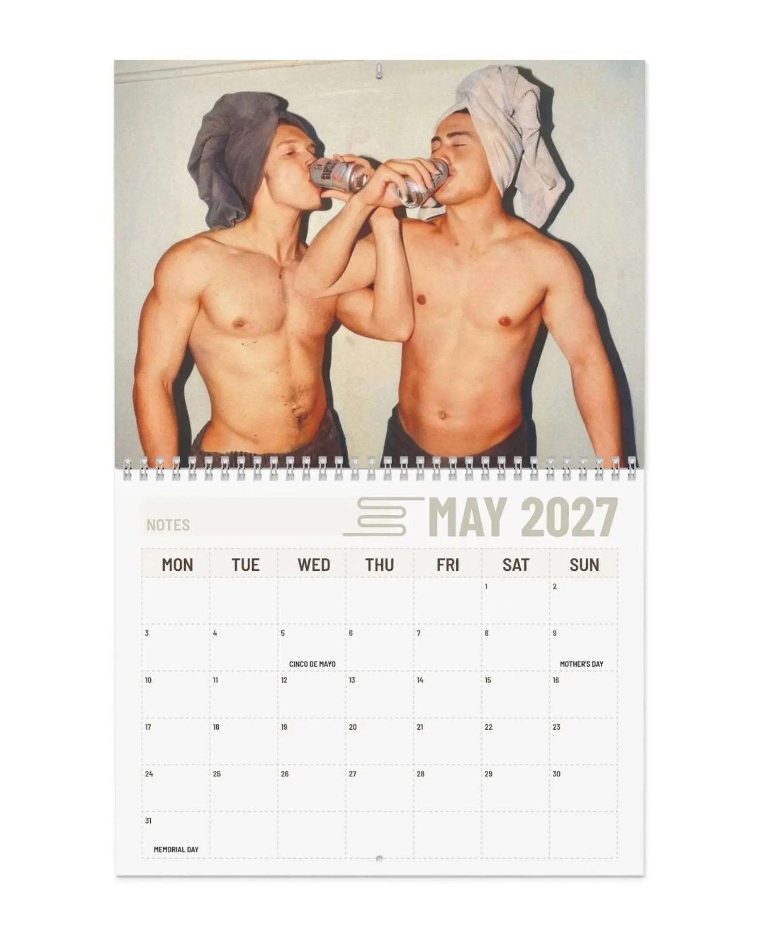 Heated Rivalry 2026/2027 Calender - Ilya Rozanov & Shane Hollander Calendar- Hockey Romance Calendar