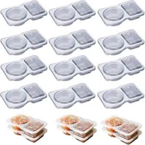 Reusable Condiment Container with Lid - Round Reusable Condiment Container with Lid - Round