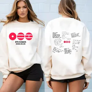 Bangtan Comeback 2026 Unisex Sweatshirt, Handwritten Letters Hoodie, Gift For Fan Tshirt, Unisex Sweater Pullover Tee