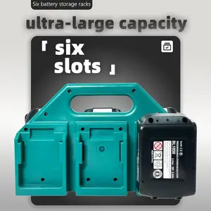 Plastic Battery Holder, Ideal for Workbench, Garage Storage, Tool Box & Vehicle Accessories