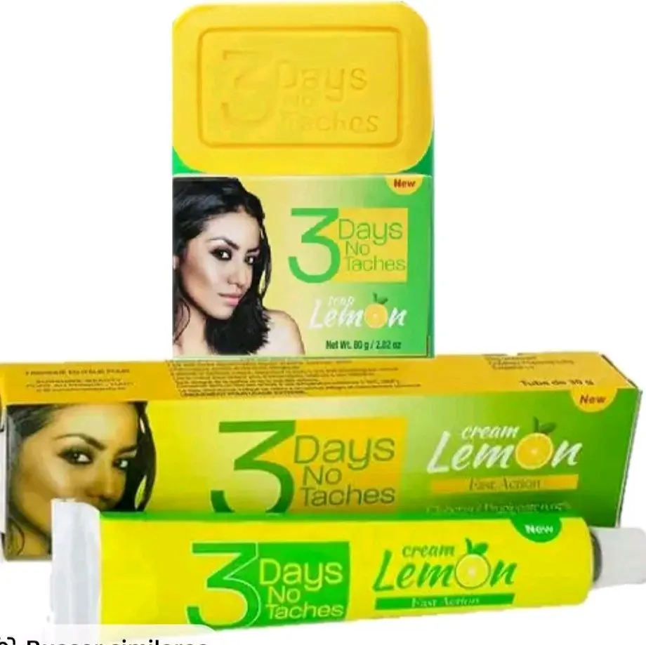 3 Days no taches lemon cream & soap,2 set