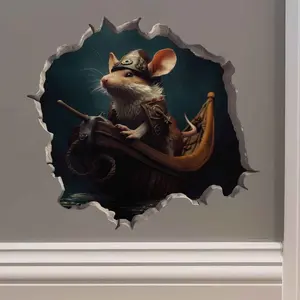 Viking Mouse Hole Decal