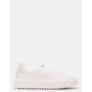 STEVEMADDEN CATCHER WHITE SUEDE