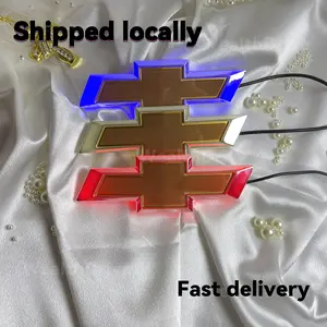 LED lights car,Suitable for Chevrolet Cruze, Malibu, New Epica, Captiva, Aveo, LeFeng Car Logo 4D Luminous LED Rear Tail Logo Light,car trinkets,boujee car accessories