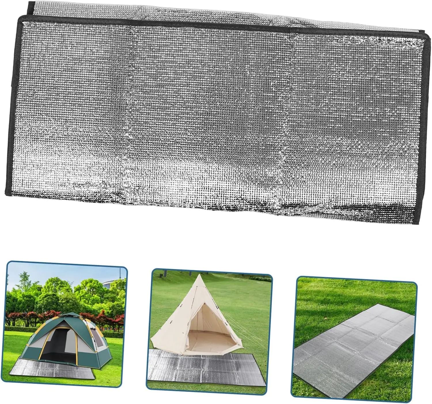 Portable Camping Mat, Foldable Picnic Beach Blanket, Outdoor Pad for Backpack Travel, Hiking, Camping Supplies, Camping Gear, Camping Accessories