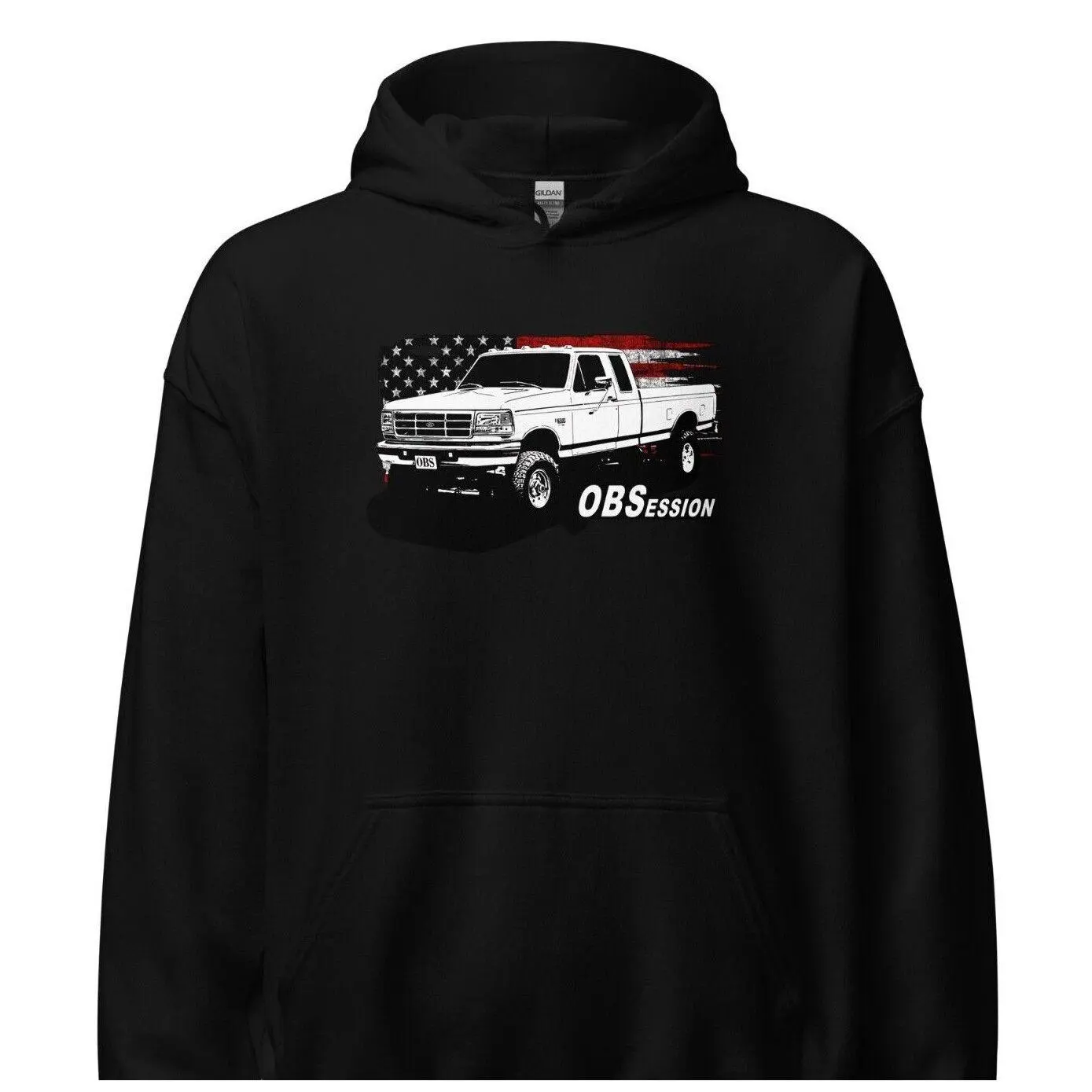 OBS Extended Cab 4X4 Truck Hoodie Classic Pickup Sweatshirt Hooded , trending unisex for men, women