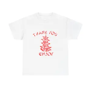 Chinese Takeout Thank You Enjoy Unisex Heavy Cotton Tee