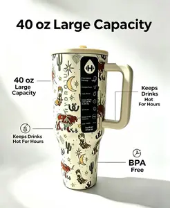 Hydrojug 40oz Drinkware Flask with Leak-Proof Design Cup Hooker Friendly Portable Tumbler Bottled Drinkware Flasks   Mug tiktokshopspringglowup
