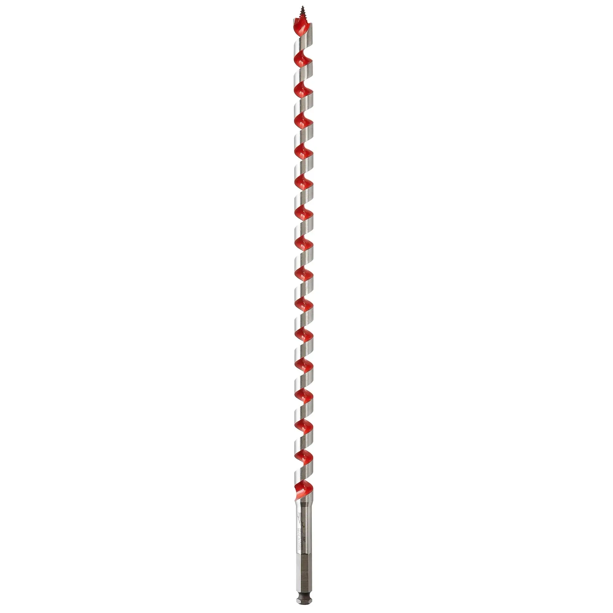 Milwaukee 48-13-5620 Coated Steel Auger Drill Bit, 5/8" x 18" Ship Auger Bit for Deep Drilling in Nail Wood, Single Bit