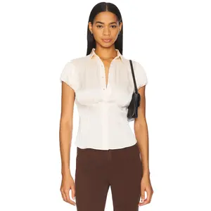 GUIZIO Liana Top in Ivory