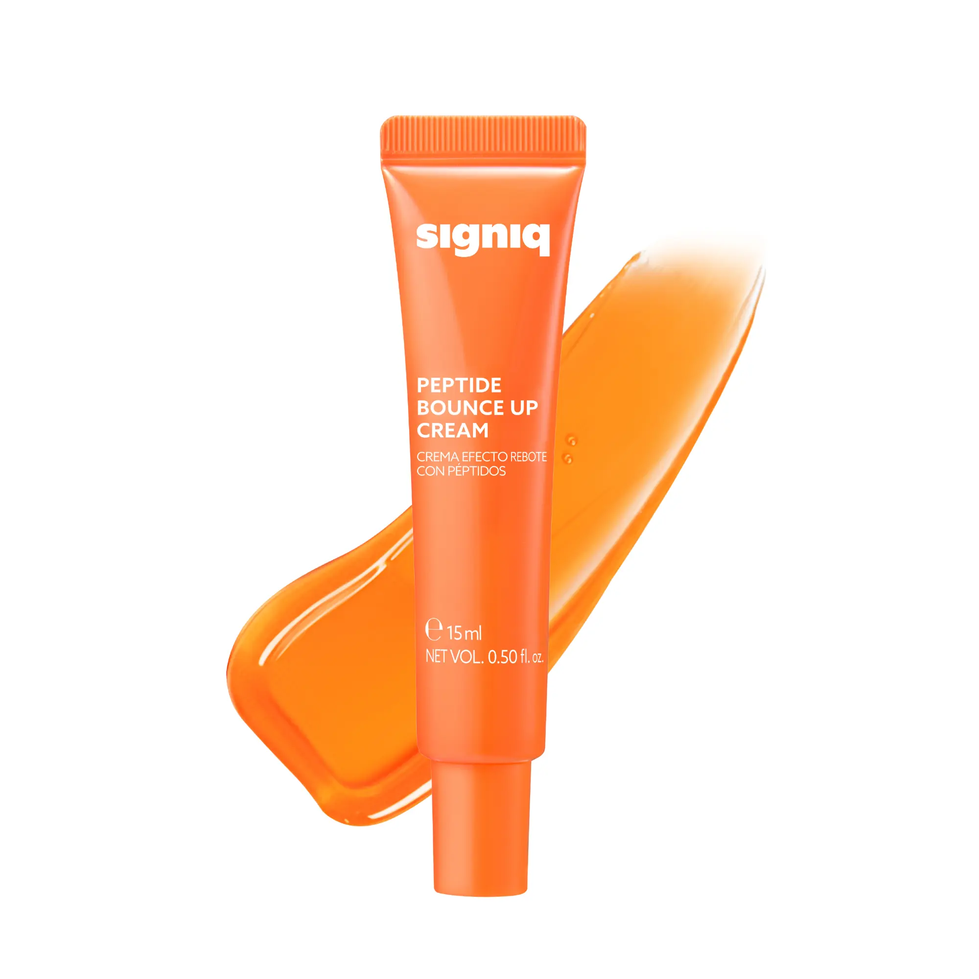 [MINI SIZE] signiq Peptide Bounce Up Cream, Plumping Syrup Formula with 1% Peptide, Hydrating & Firming Face Moisturizer for Dewy and Glow Skin, Korean Skincare 15ml
