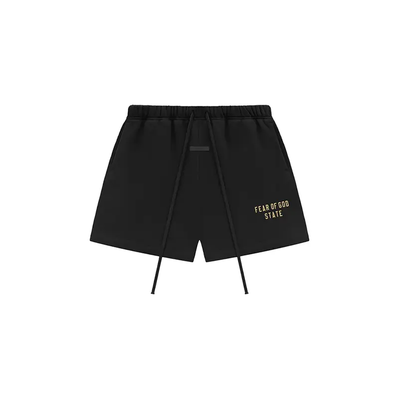 Fear of God Essentials Fleece Soccer Short 'Black'
