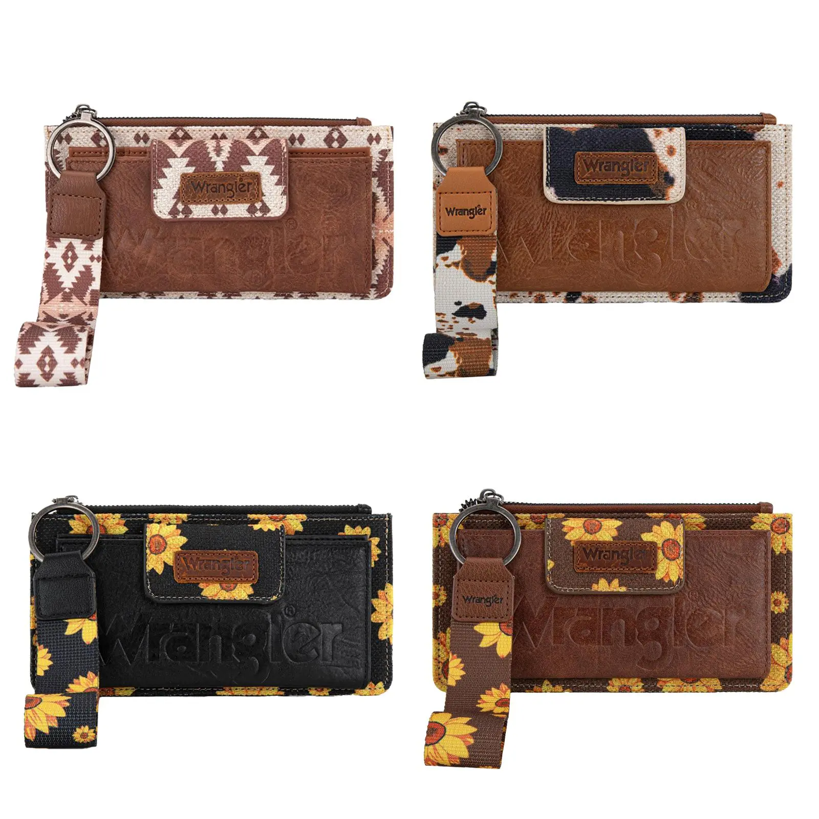 Wrangler Wristlet Wallets for Women with ID Window and a Coin Purse
