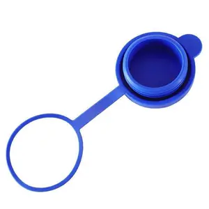 Reusable Durable with Inner Plug Non-Spill Bottle Cap Water Jugs Cap Silicone Water Bottle Cover Drinking Bucket Cover
