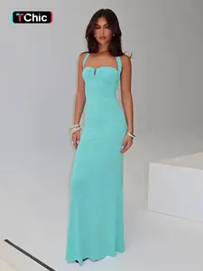 Elegant Halter Neck Sleeveless Bodycon Dress with Button Detail, Slim Fit Formal Evening Gown for Women, Stylish Party Wear, All Seasons Fashion