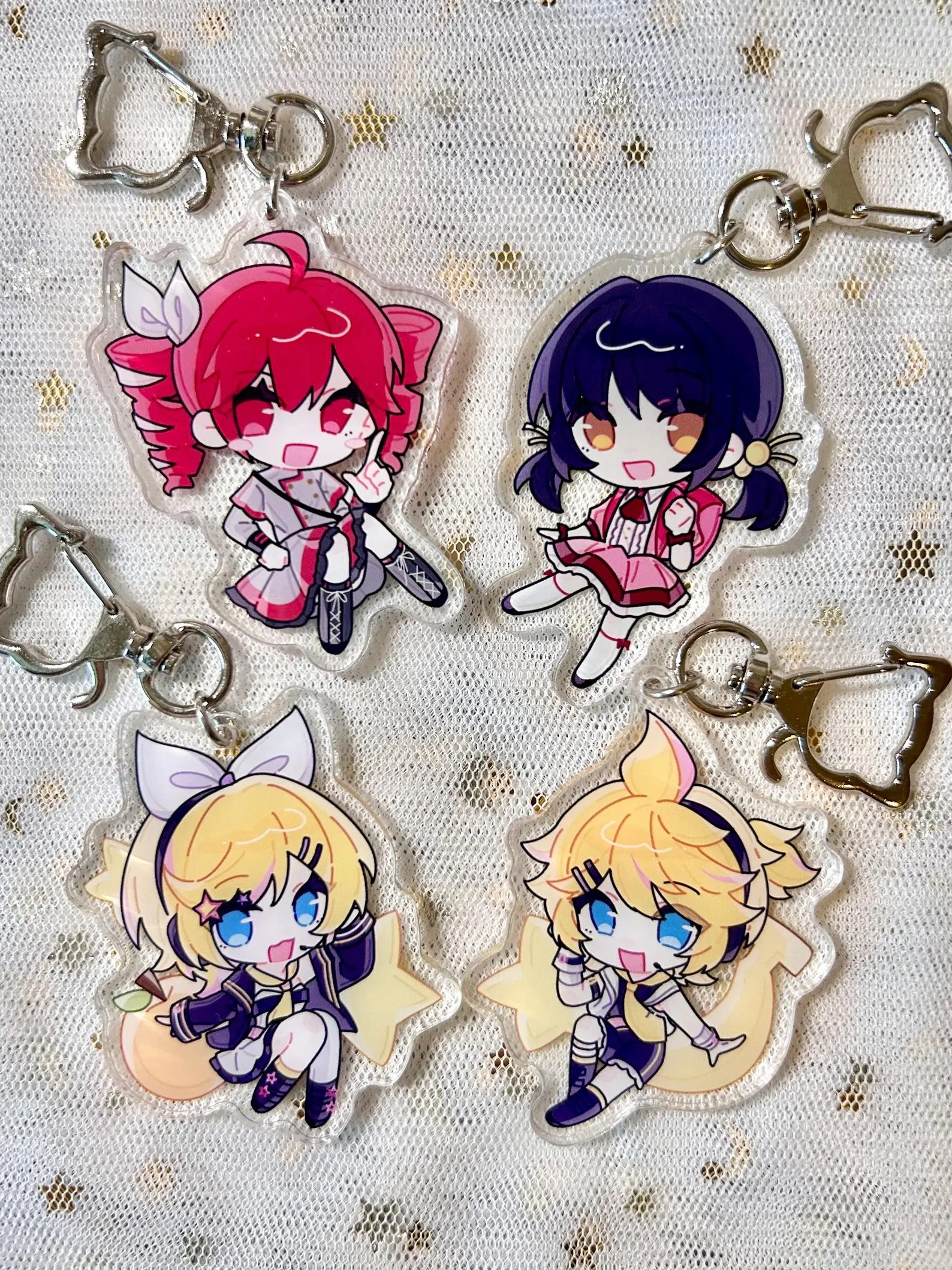 Vol.1 Vocaloid chibby keychains Kasane TetoKaai YukiKagamine RinKagamine Len