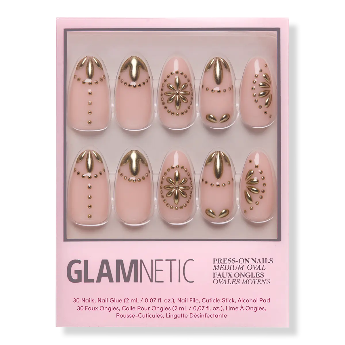 Glamnetic Athenian Gold Press-On Nails Glamnetic Athenian Gold Press-On Nails