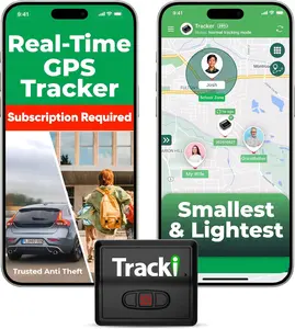 Tracki GPS Tracker for Vehicles (Subscription Required) – Real-Time 4G LTE Assets & Car Tracking Device with App, Magnetic Mount, Compact Design, Worldwide Coverage – iOS & Android