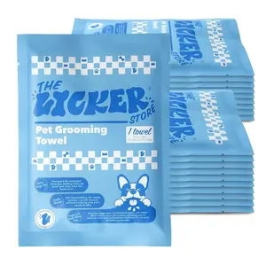 THE LICKER STORE Dog Bath and Grooming Towels - Soft & Ultra-Absorbent