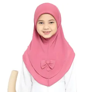 Kids Haya Instant Hijab/Scarf for Girls, Soft and Comfortable KCBOBU1 one piece easy to wear