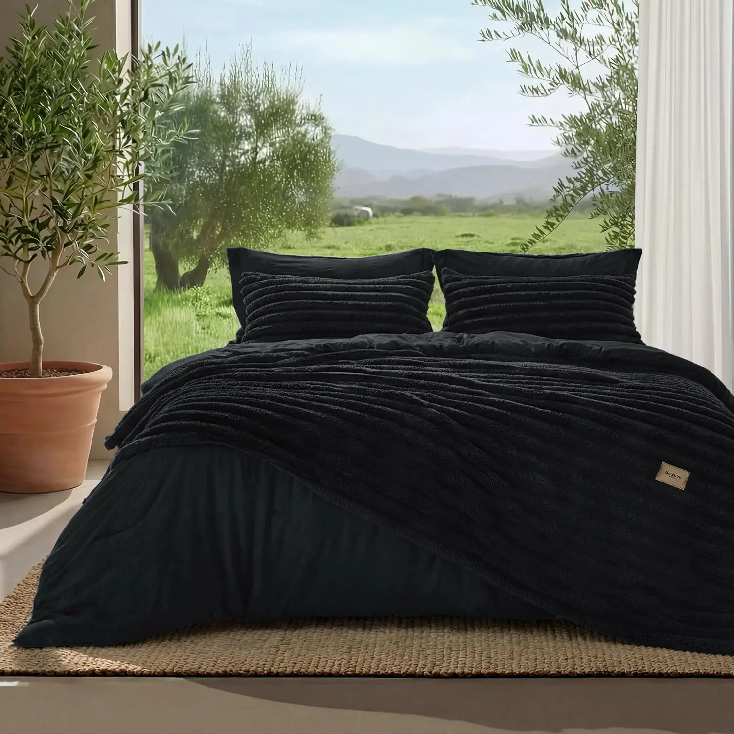 【Halloween Gift】Bedsure 2-in-1 Comforter Set ,  6 Pieces, All Season , Gentlesoft 2 in 1 Comforter Set
