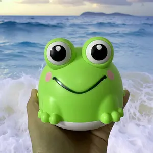 Safe & Durable Frog-Shaped Bath Toy for Kids with LED Lights and Water Spray - Perfect for Summer Water Play, Interactive Parent-Child Gift, BPA-Free, Lightweight Design - Waterplay Babygifts