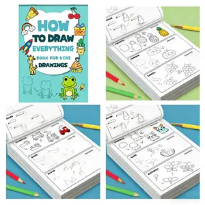 How to Draw for Kids: 32-Page Step-by-Step Drawing Book with Practice Pages | Learn to Draw Everything for Toddlers & Beginners | Fun Art Activity Workbook for Preschool & Elementary Art Sketchbook