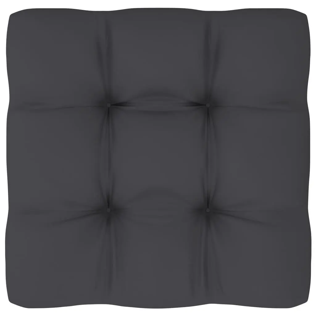 Pallet Sofa Cushion Anthracite 27.6"x27.6"x3.9"