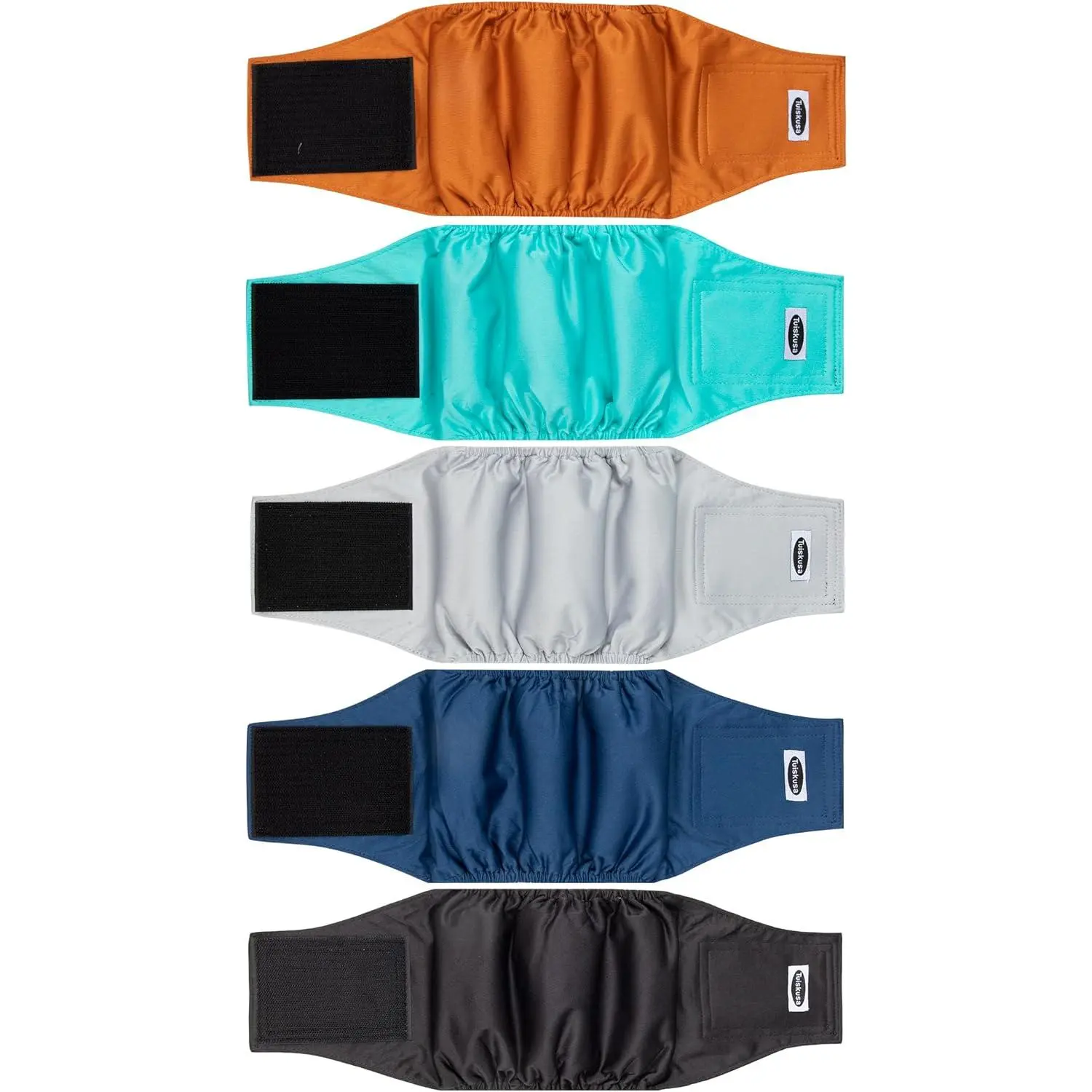Male Dog Diapers Washable Reusable – High Absorbent Dog Belly Bands for Male Dogs, Leakproof Puppy Wrap for Marking & Incontinence (5 Pack)