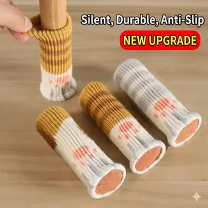 8pcs Cat Paw Shape Chair Socks Floor Protector, Unique cat paw design decorates household furniture