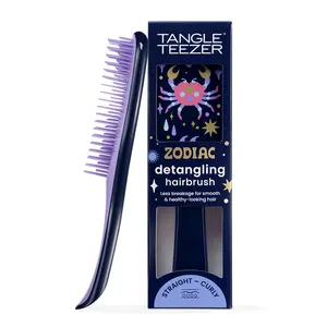 Tangle Teezer Zodiac Ultimate Detangler Hairbrush for Wet & Dry Hair, Eliminates Knots & Reduces Breakage for All Hair Types, Cancer