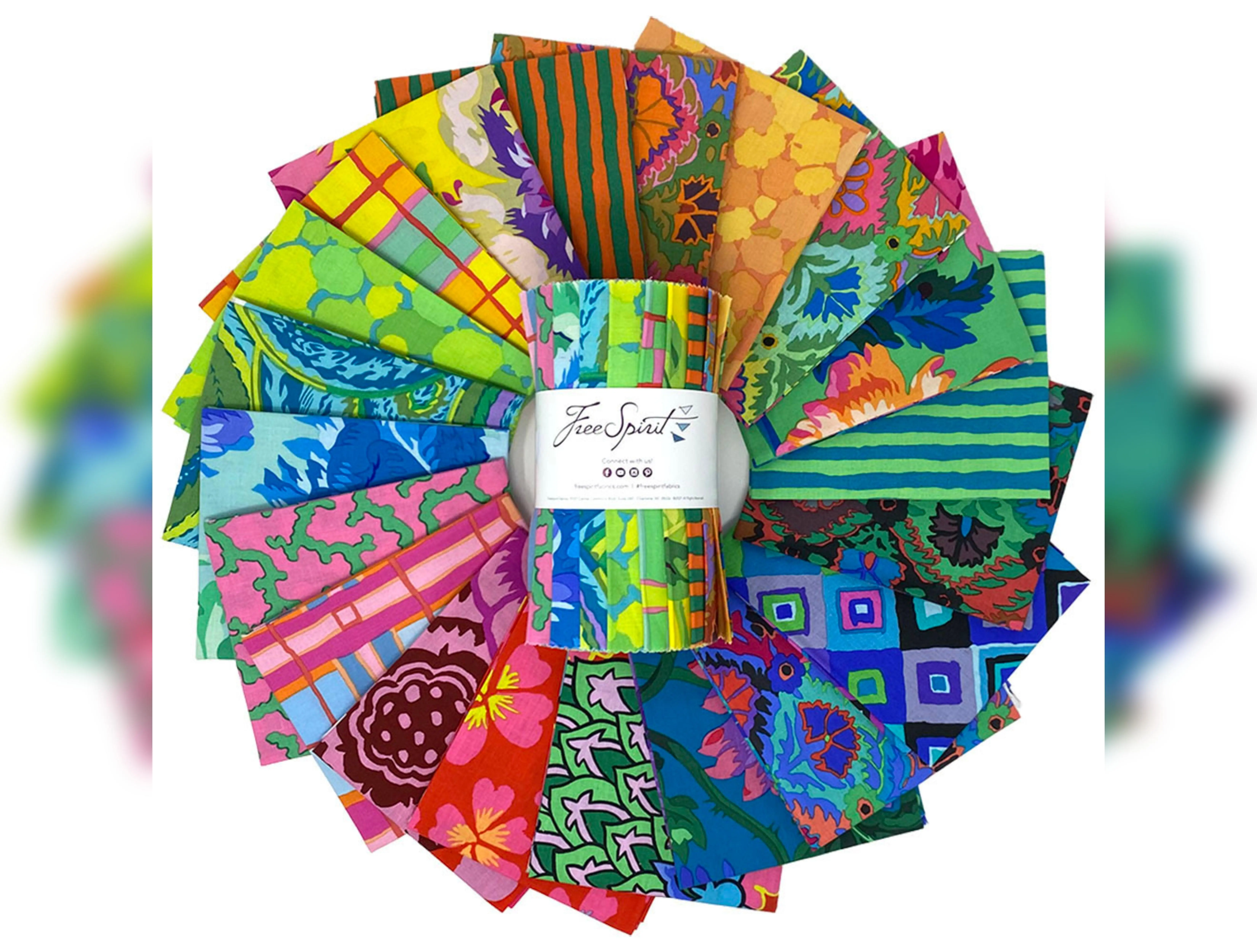 February 2024 | 6" Precut Strips - Bright by Kaffe Fassett Collective | 20pcs