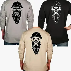 FR Benchmark Benchmark VS Everybody Flame Resistant Long Sleeve Shirt Logo Graphic Hoodie Menswear, Womenswear O9C