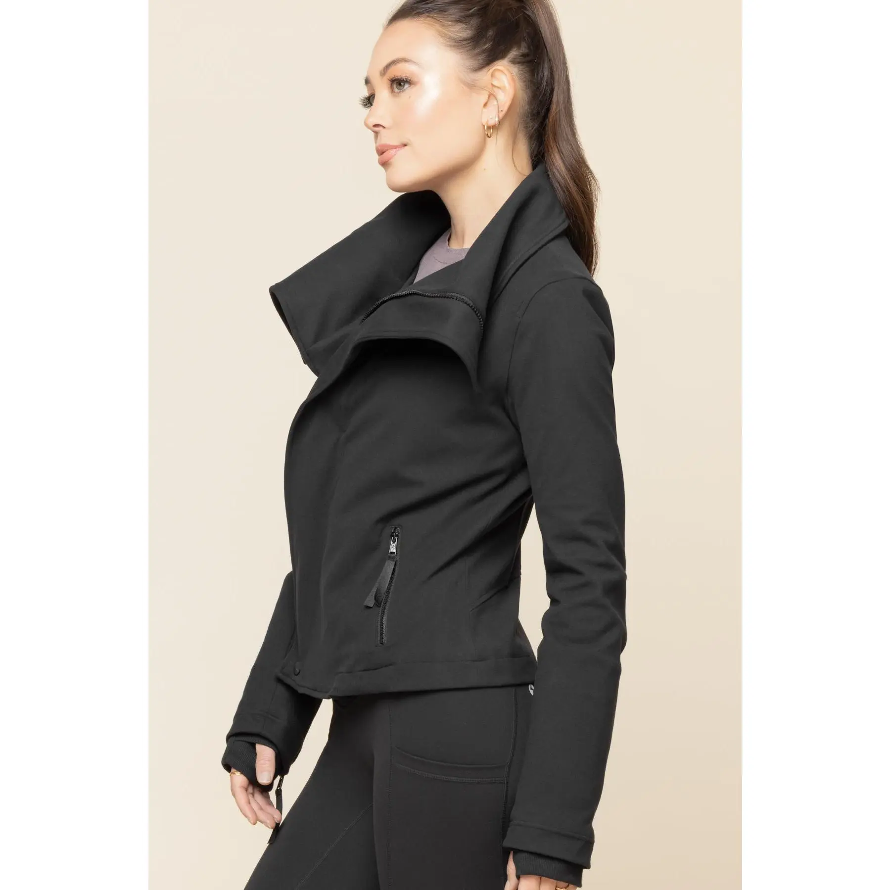 Heart Racer Moto Jacket - Black