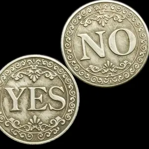 Yes/No Decision-Making Coin, Fun Gadget for Quick Daily Choices