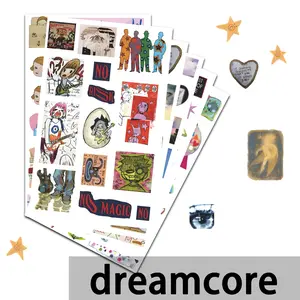 174 Vintage Dream Nucleus Stickers for Phone Cases, Laptop Skins, Notebooks, Scrapbooks, Phone Decoration, Versatile Decorative Accessories