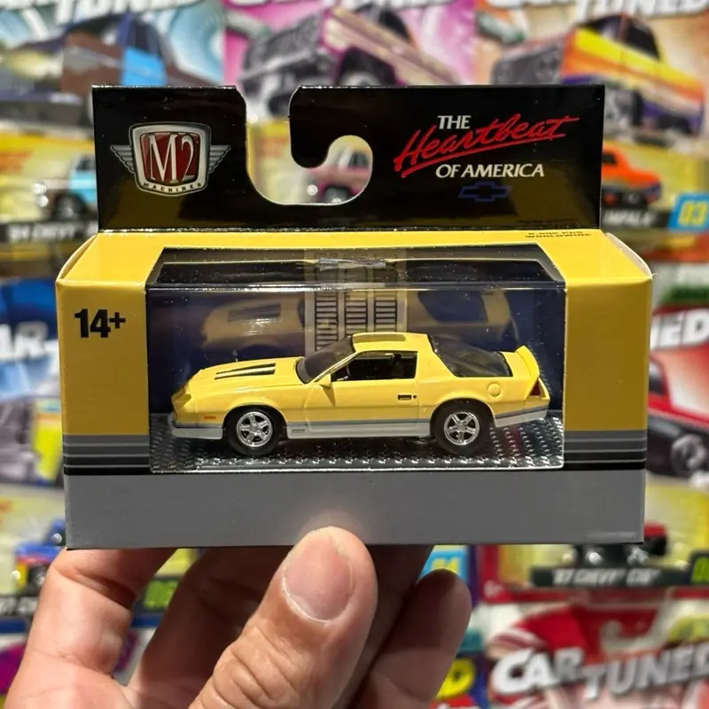 M2 1987 Chevy Camaro Z28 diecast car