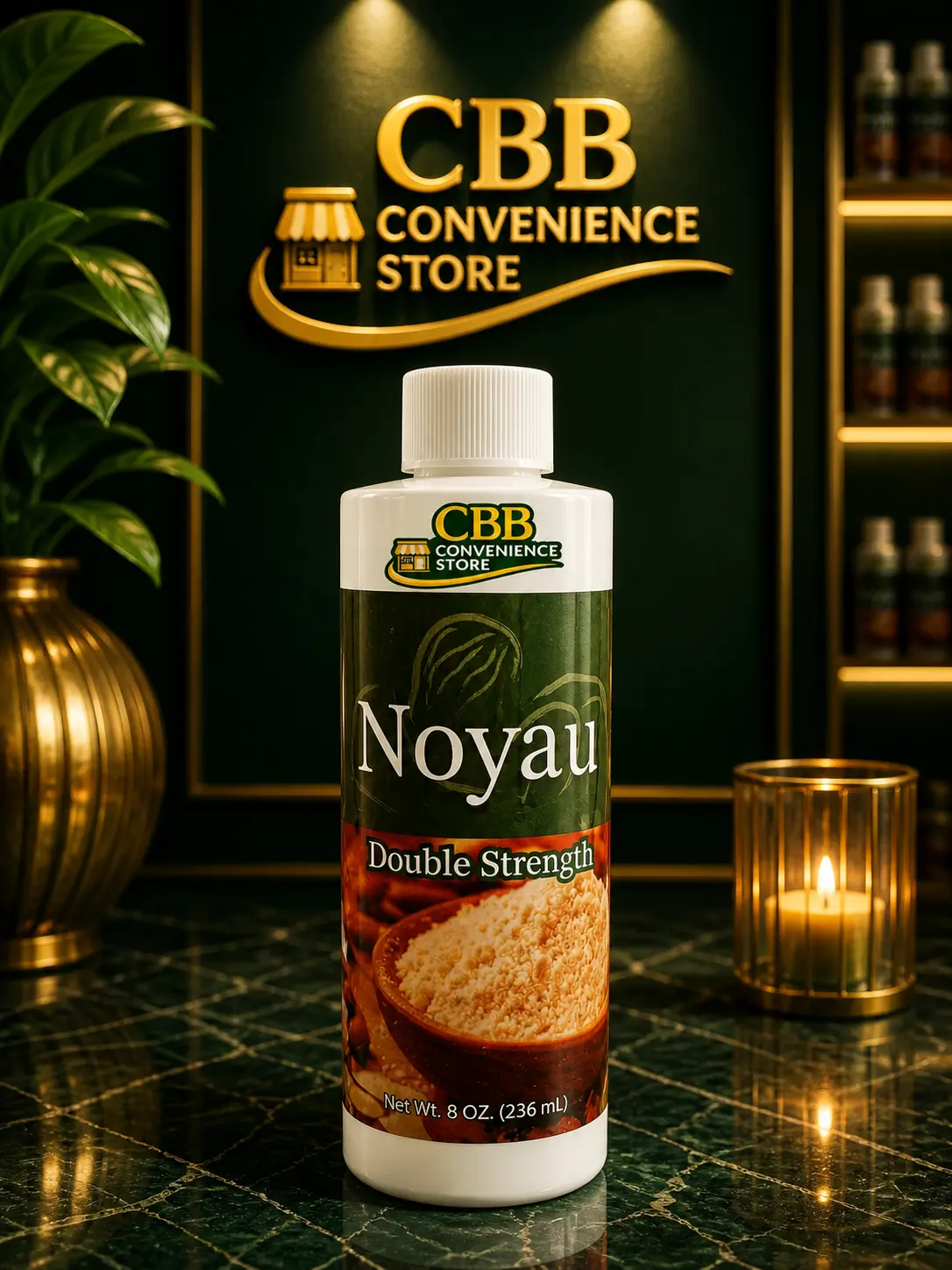 Cbb Potent Haitian Pure Almond Noyau, 8 oz Nut-Containing Pantry Food, Ambient Cupboard Storage, Suitable for Home Use
