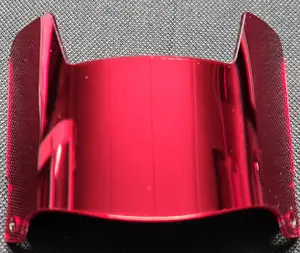 Mirrored Visors for Collectible Mini Helmets - Red Colored Visor with Clips for Simple Installation - Perfect for Collecting Purposes Only