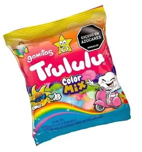 Trululu ColorMix Gummies – 100g (3.53 oz) Maxi Pack – Assorted Fruity Gummy Candy – Imported from Colombia
