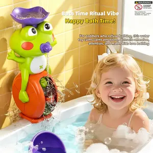 Cute Frog Water Spray Bath Toy, Suction Cup Shower & Bathtub Toy for Toddlers, Fun Interactive Bathroom Water Play Toy, Perfect Gift for Kids