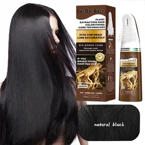 Hair Dye Home Use Dye Comb Integrated Convenient Hair Dye Cream Long-lasting Color No Color Fading Plant Essence No Damage to Hair Ash Brown Ash Blonde Highlights Mild Haircare
