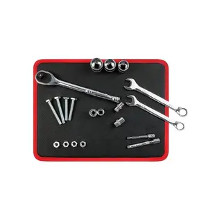Magnetic Parts Tray Set, 3 Sizes Tool Storage Box, Tool Organizer, Suitable for Screws, Bolts and Other Small Metal Parts, Quiet Use, Tough and Soft, Will Not Scratch Metal Parts, Suitable for Home Decoration, car maintenance etc