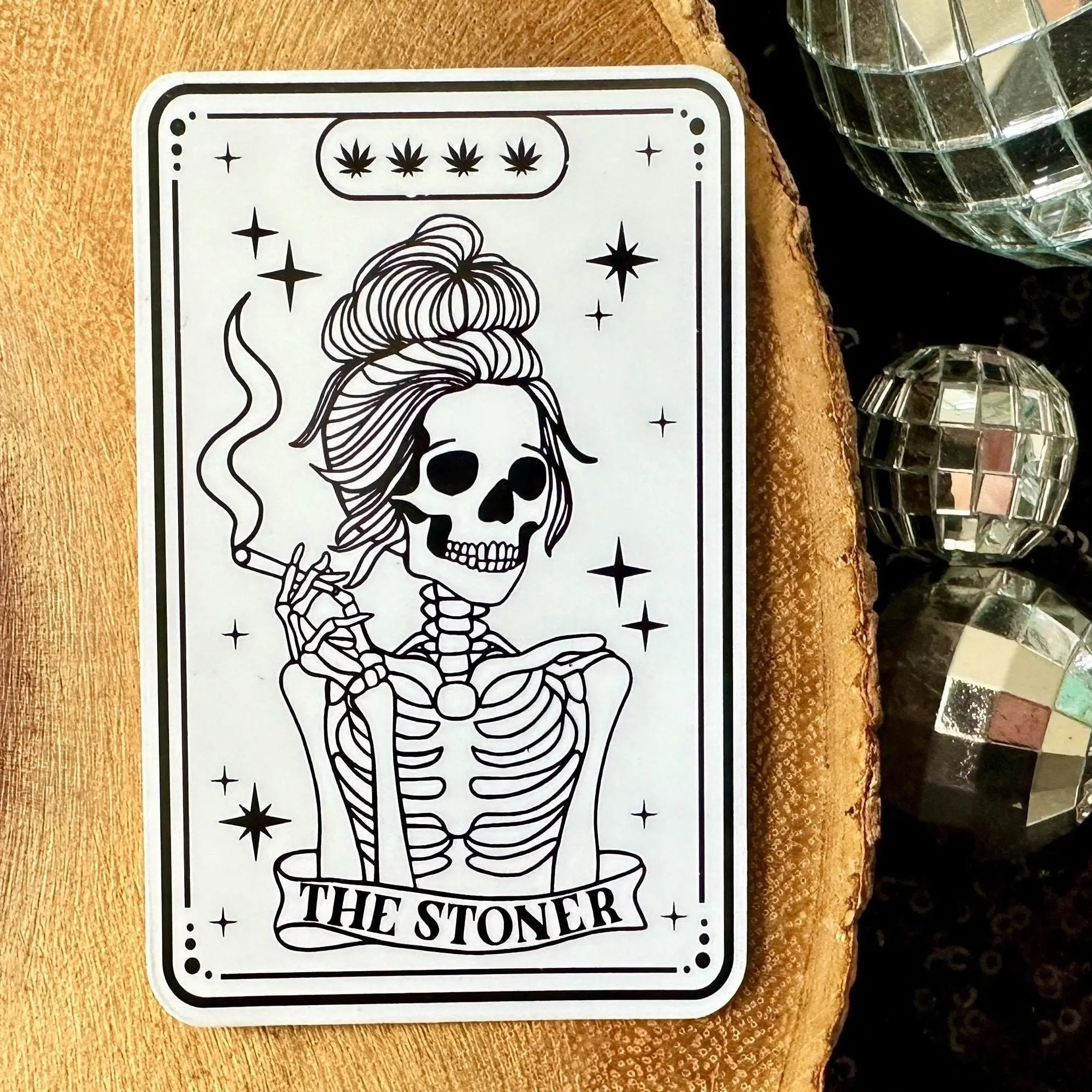 Stoner Tarot Card Sticker