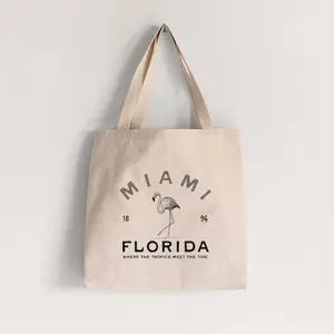 Miami Florida Flamingo - Tote Bag