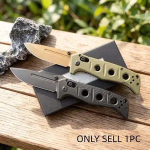 1pc 273 folding knife, non slip grip, fruit knife, essential for kitchen, a good choice for fishing, camping, exploration and Survival Tools, Outdoor Camping Knives, holiday gift, Survival Equipment, Survival Gear