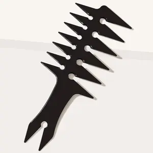 Portable Pure Color Wide Tooth Hair Detangling Comb for Men, Professional Hair Styling Tools for Home Travel Use