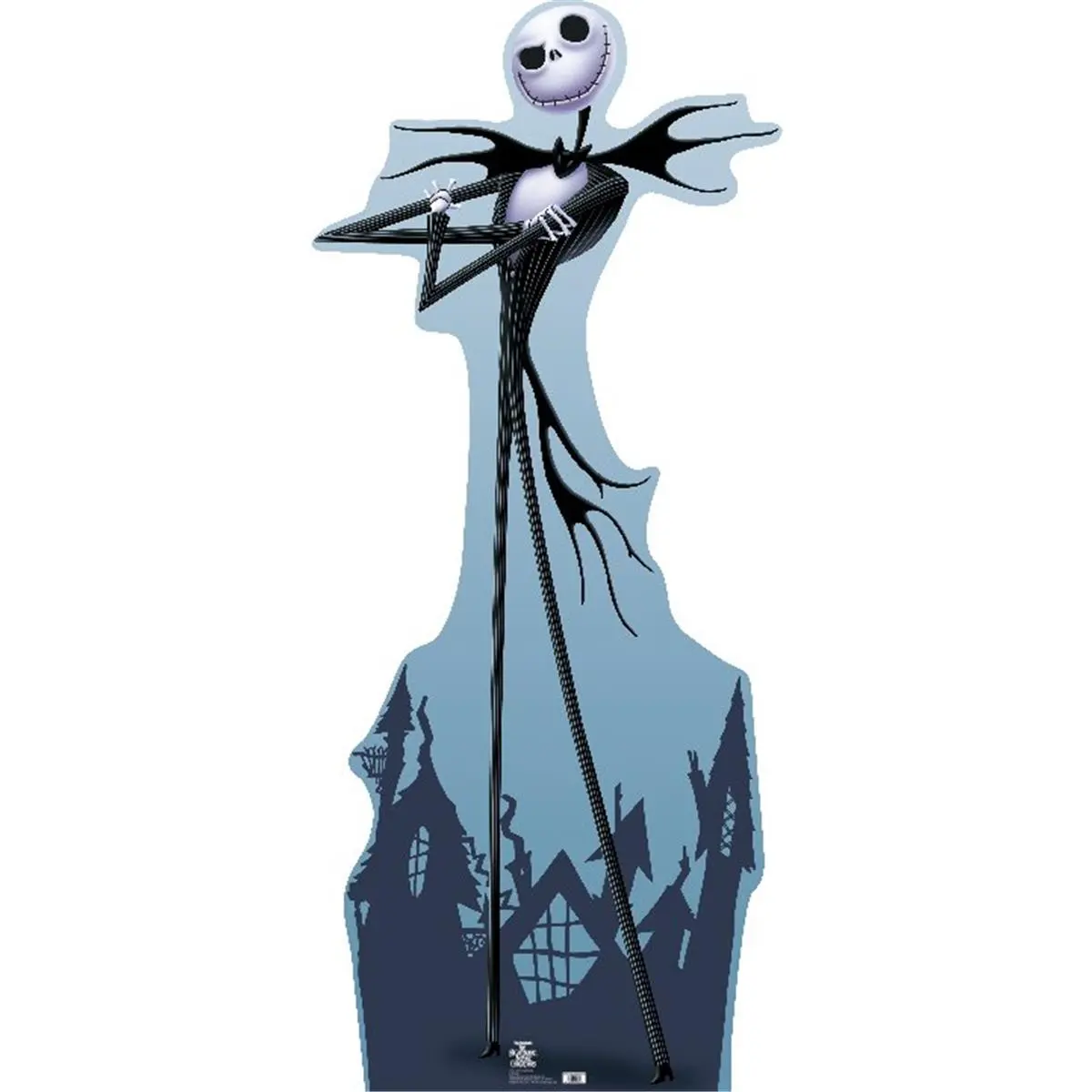 212 MAIN Full-Length Corrugated Cardboard Stand-Up - Life-Size Skeleton, Wall-Mount Cutout, Home Decoration, Home Supply
