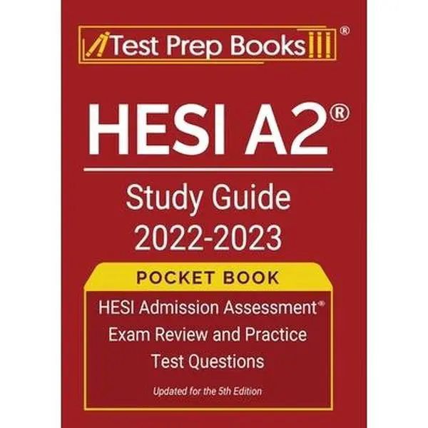 USED Book - HESI A2 Study Guide 2022-2023 Pocket Book: HESI Admission Assessment Exam Review and Practice Test Questions [Updated for the 5th Edition] by Rueda, Joshua (Paperback) - english